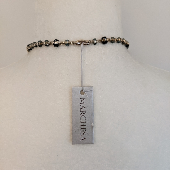 MARCHESA *NWT* Celestial Pendant Beaded Tassel Necklace - Picture 13 of 16